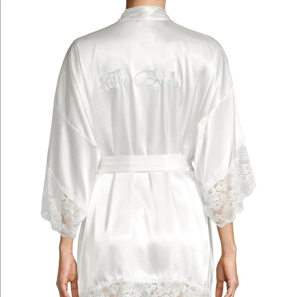 EUC In Bloom by Jonquil Satin bridal robe